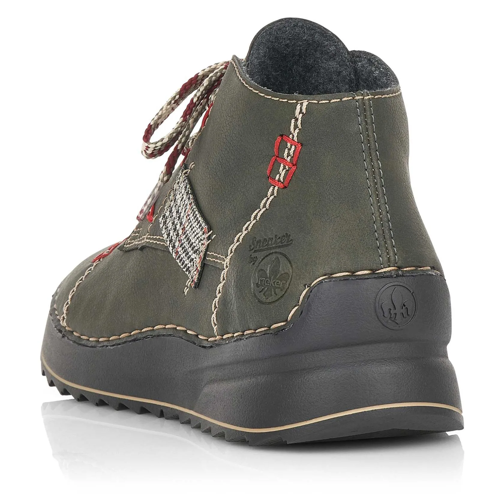 Rieker Low Shoes & Slippers-Women'S Lace-Up Shoes Khaki Green