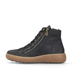 Rieker Low Shoes & Slippers-Women'S Lace-Up Shoes Asphalt Black