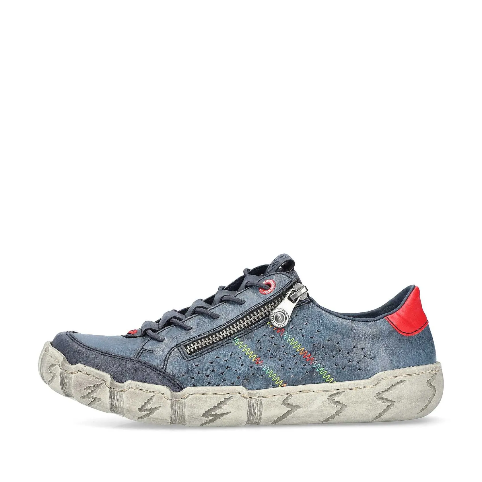Rieker Low Shoes & Slippers-Women'S Lace-Up Shoes, Slate Blue