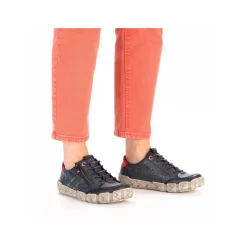 Rieker Low Shoes & Slippers-Women'S Lace-Up Shoes, Slate Blue
