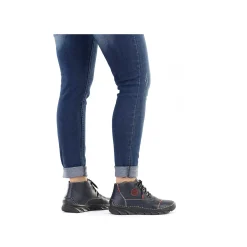 Rieker Low Shoes & Slippers-Women'S Lace-Up Shoes Navy Blue