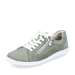 Rieker Colorful Styles-Women'S Lace-Up Shoes Mint Green