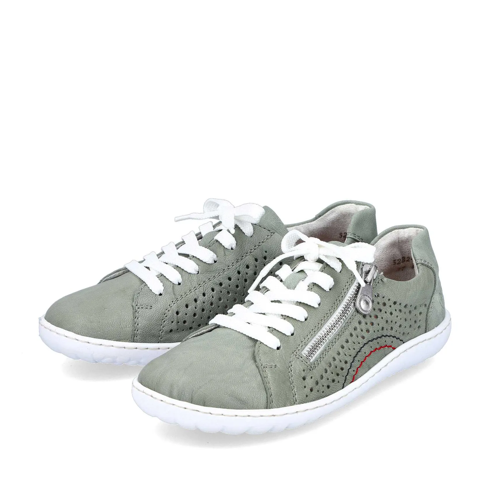 Rieker Colorful Styles-Women'S Lace-Up Shoes Mint Green
