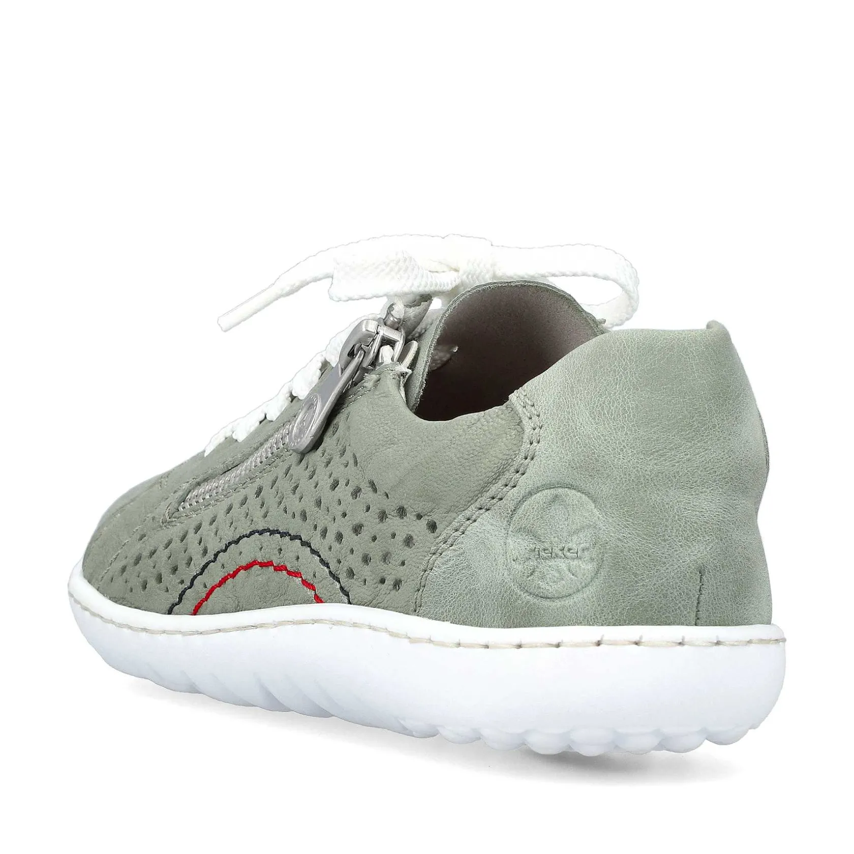 Rieker Colorful Styles-Women'S Lace-Up Shoes Mint Green