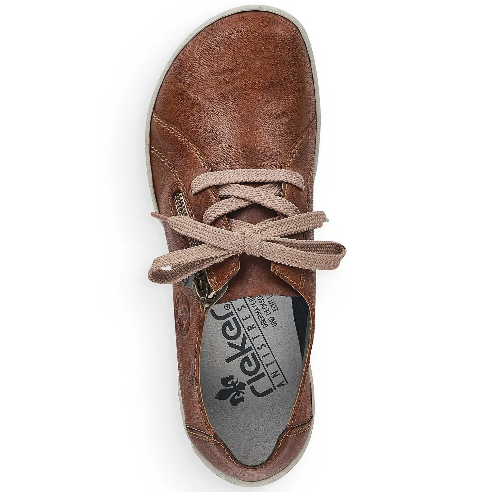 Rieker Low Shoes & Slippers-Women'S Lace-Up Shoes Chestnut Brown