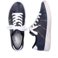 Rieker Low Shoes & Slippers-Women'S Lace-Up Shoes Navy Blue