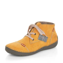 Rieker Low Shoes & Slippers-Women'S Lace-Up Shoes Honey Yellow