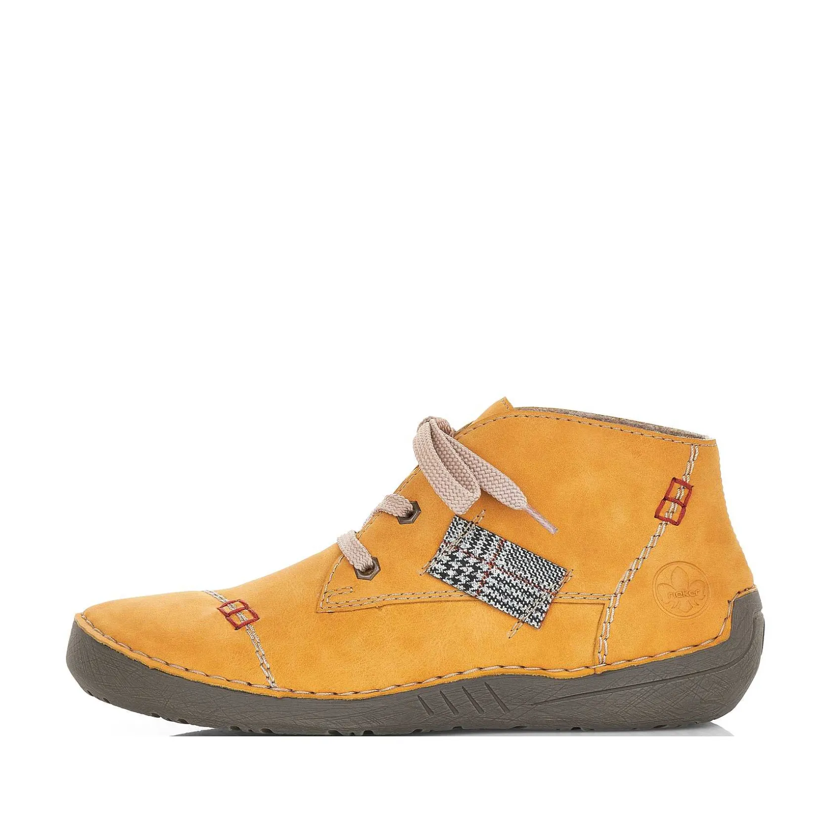 Rieker Low Shoes & Slippers-Women'S Lace-Up Shoes Honey Yellow