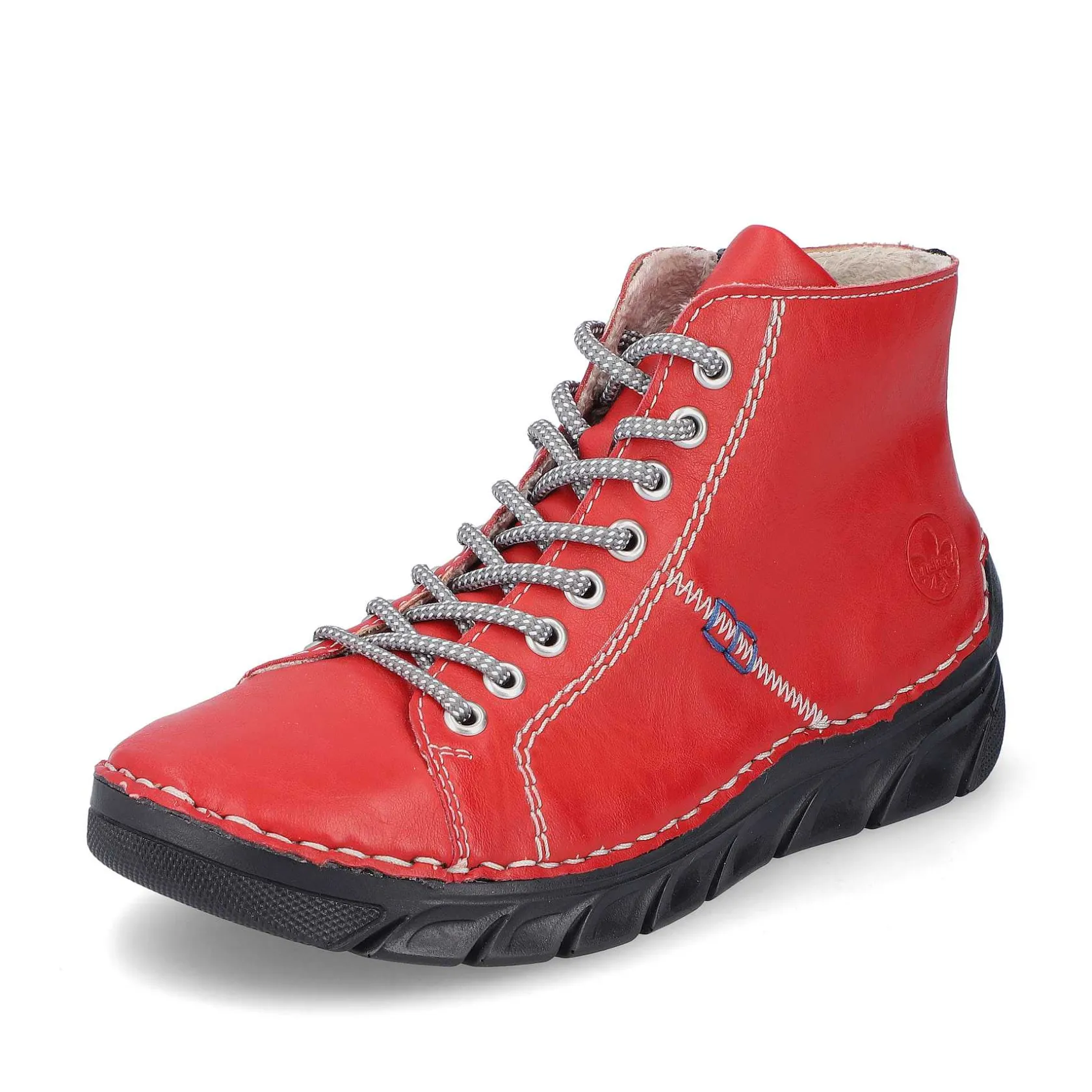 Rieker Low Shoes & Slippers-Women'S Lace-Up Shoes Fire Red