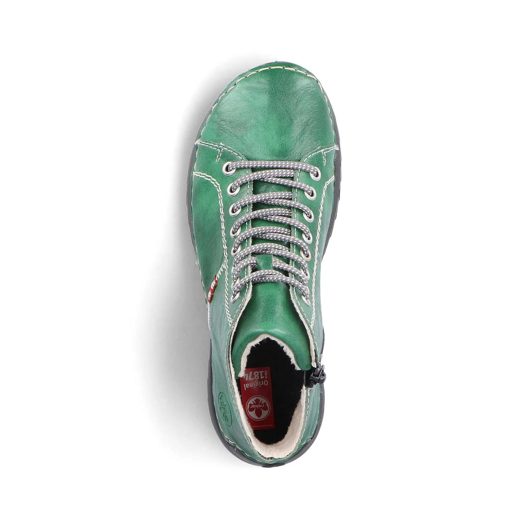 Rieker Low Shoes & Slippers-Women'S Lace-Up Shoes Emerald Green