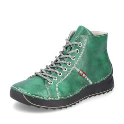 Rieker Low Shoes & Slippers-Women'S Lace-Up Shoes Emerald Green