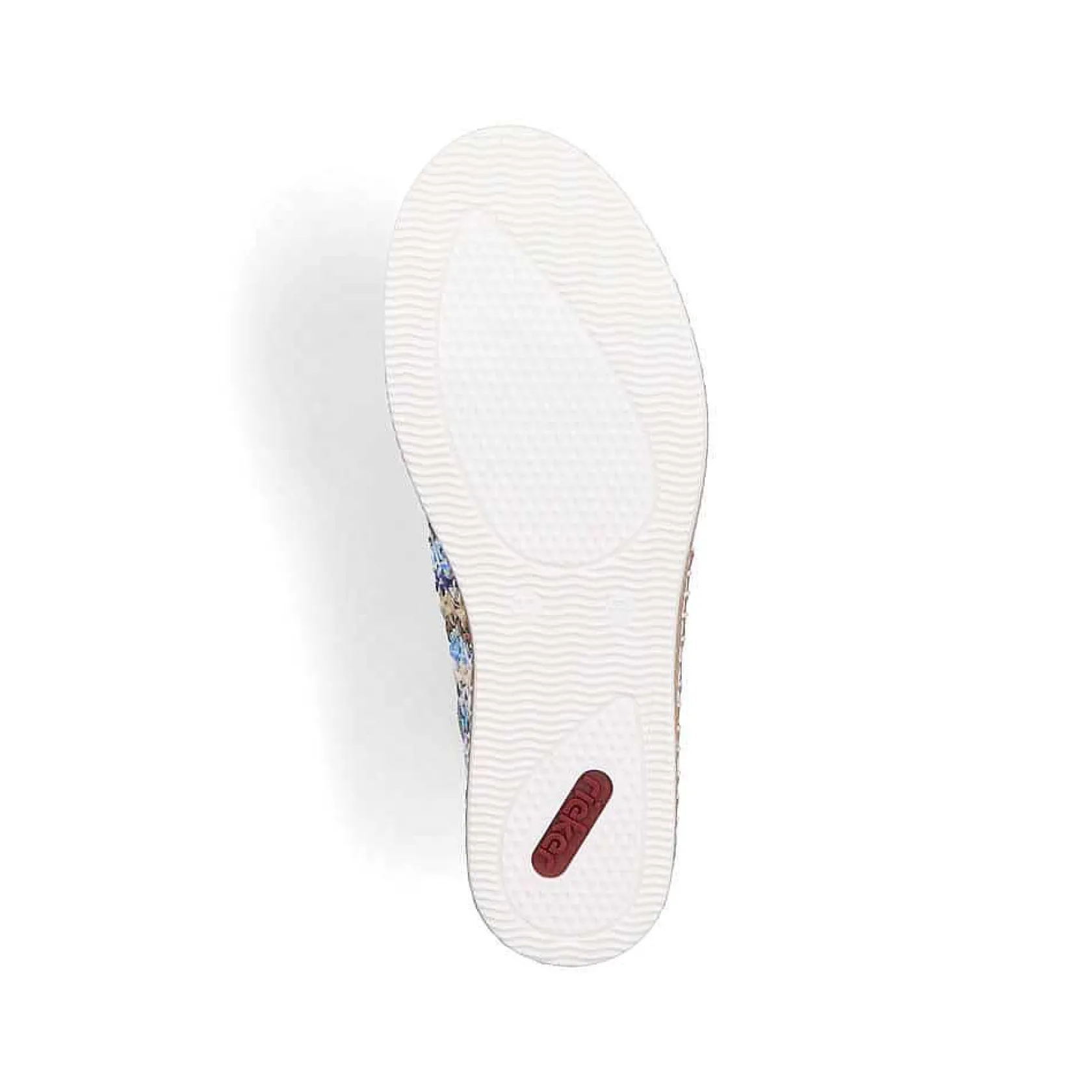 Rieker Summer Shoes-Women'S Lace-Up Shoes Multi-Sky Blue
