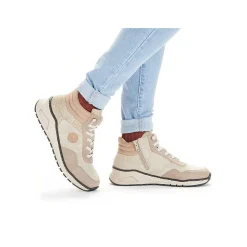 Rieker Low Shoes & Slippers-Women'S Lace-Up Shoes Light Beige