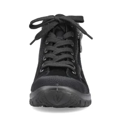 Rieker Low Shoes & Slippers-Women'S Lace-Up Shoes Graphite Black