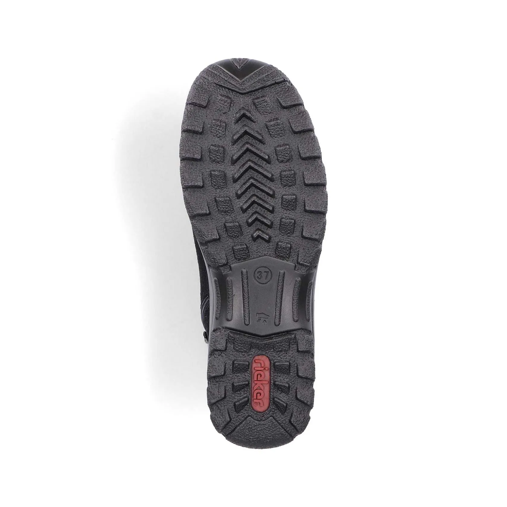 Rieker Low Shoes & Slippers-Women'S Lace-Up Shoes Graphite Black