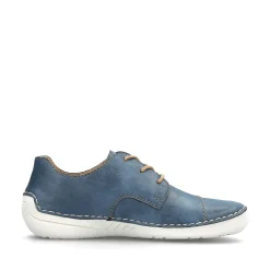 Rieker Low Shoes & Slippers-Women'S Lace-Up Shoes, Slate Blue