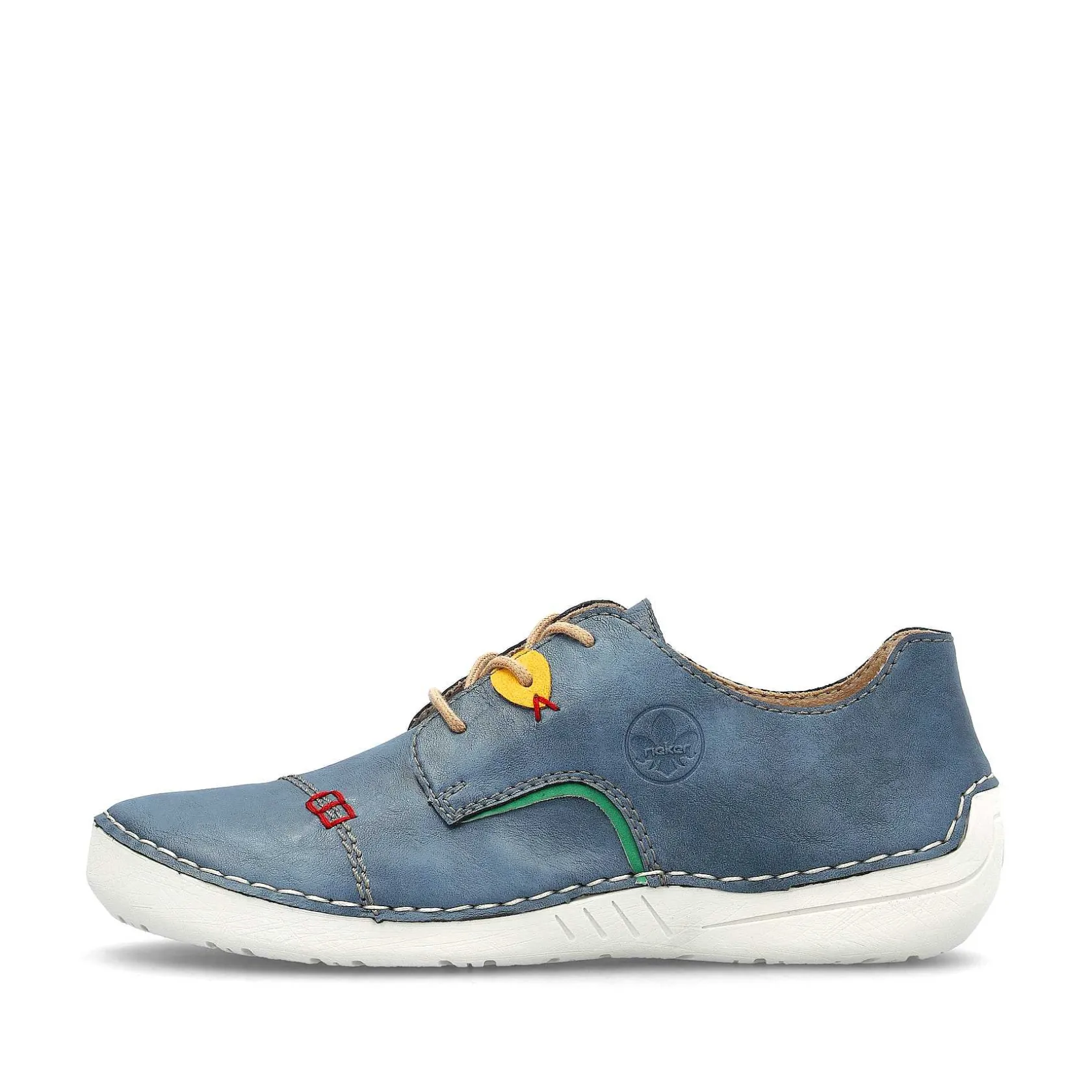 Rieker Low Shoes & Slippers-Women'S Lace-Up Shoes, Slate Blue