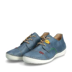 Rieker Low Shoes & Slippers-Women'S Lace-Up Shoes, Slate Blue