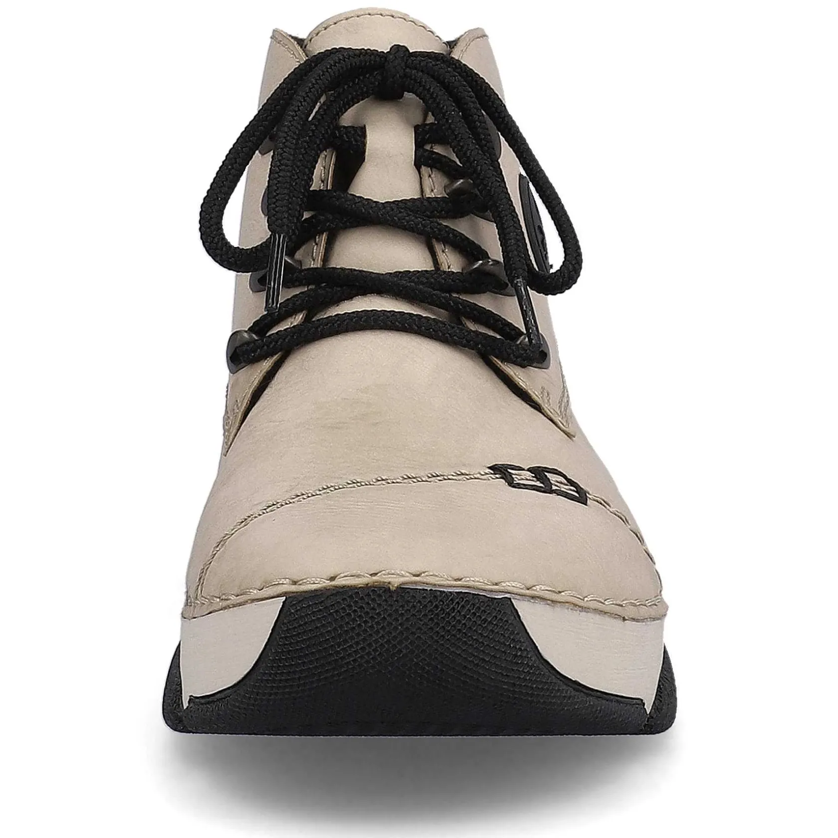 Rieker Low Shoes & Slippers-Women'S Lace-Up Shoes Cream Beige