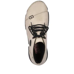 Rieker Low Shoes & Slippers-Women'S Lace-Up Shoes Cream Beige