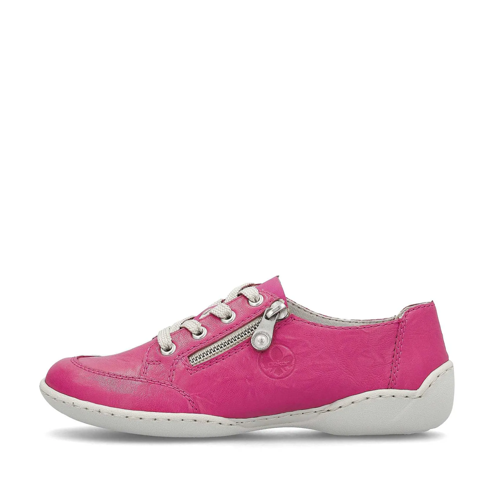 Rieker Colorful Styles-Women'S Lace-Up Shoes Magenta