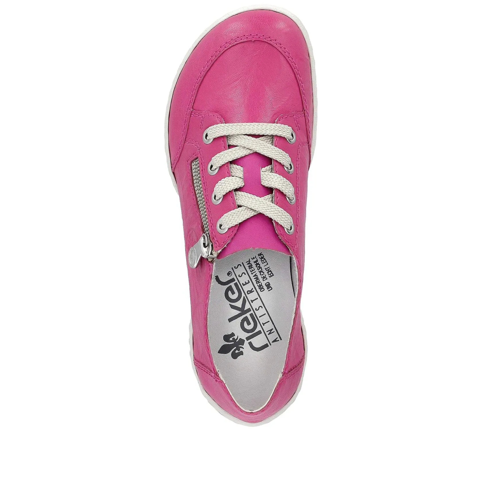 Rieker Colorful Styles-Women'S Lace-Up Shoes Magenta