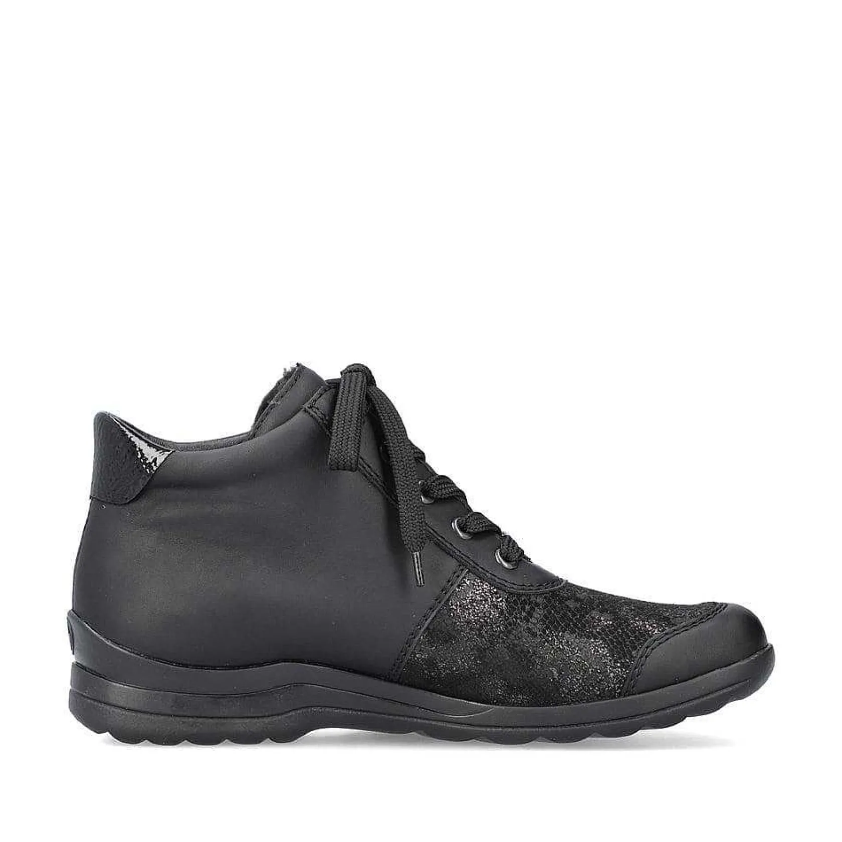 Rieker Low Shoes & Slippers-Women'S Lace-Up Shoes Deep Black