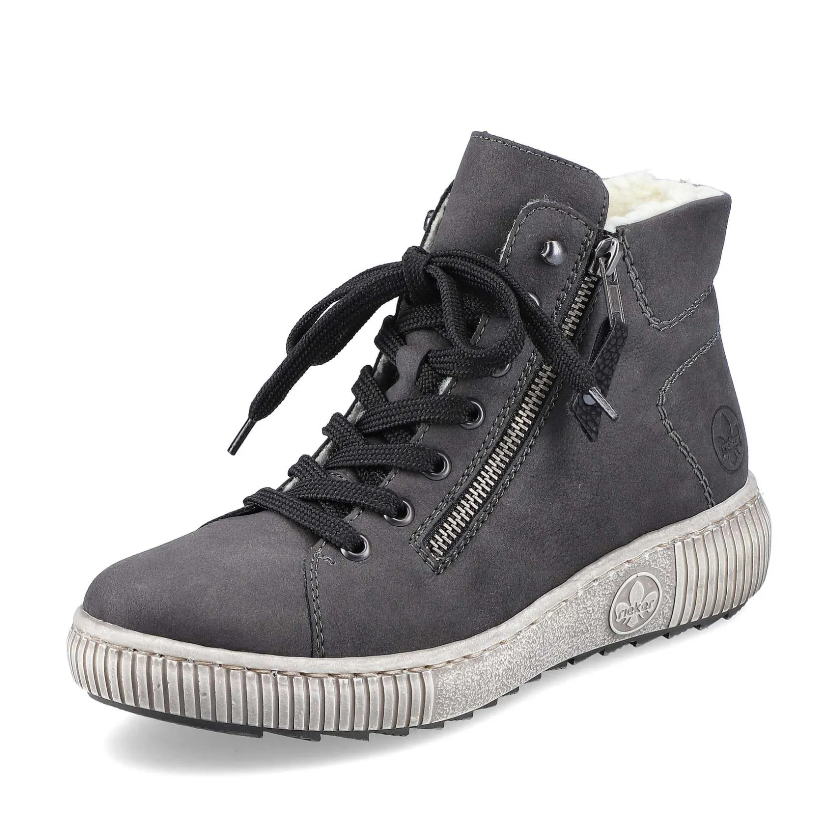 Rieker Low Shoes & Slippers-Women'S Lace-Up Shoes Anthracite