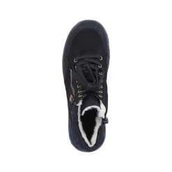 Rieker Low Shoes & Slippers-Women'S Lace-Up Shoes Deep Black