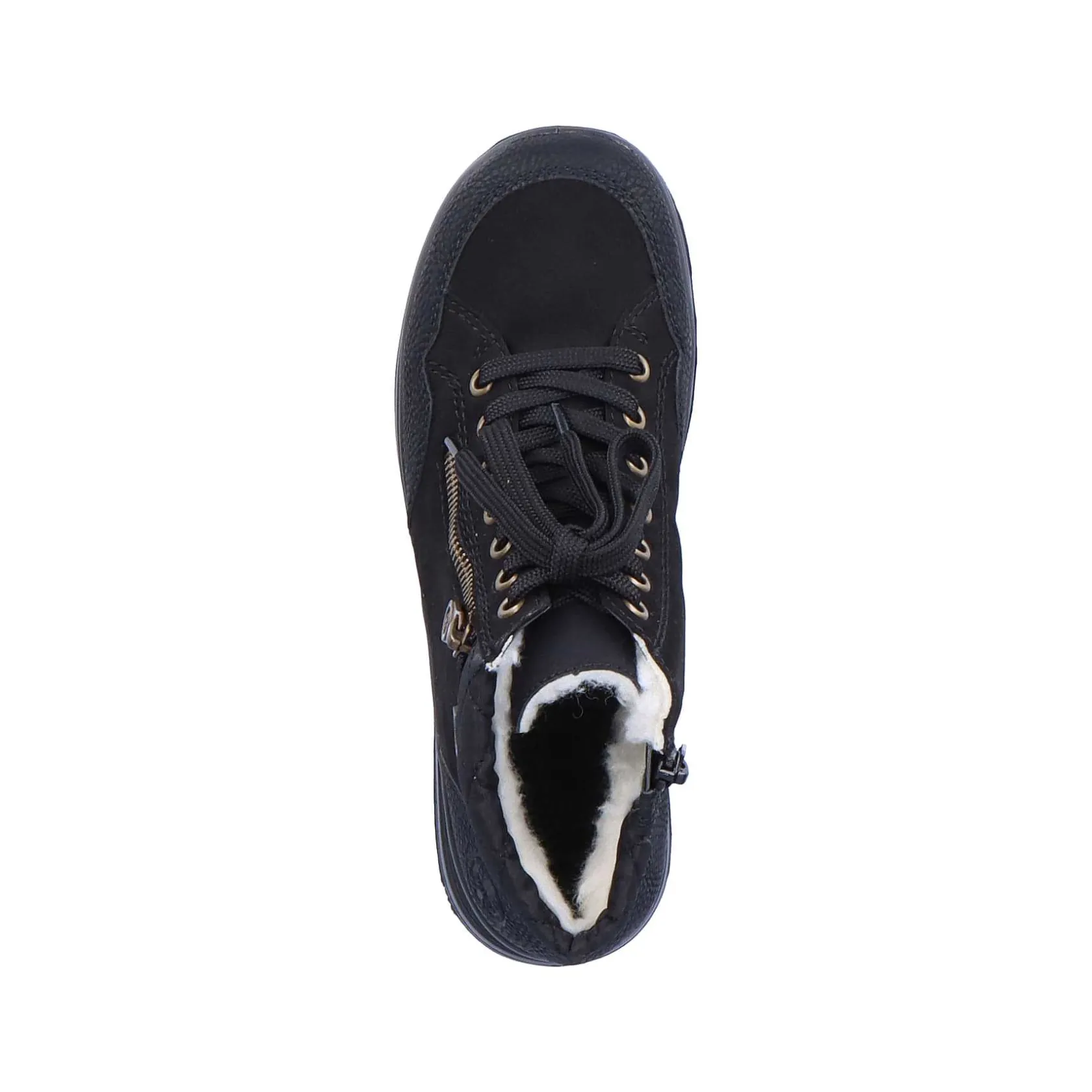 Rieker Low Shoes & Slippers-Women'S Lace-Up Shoes Deep Black