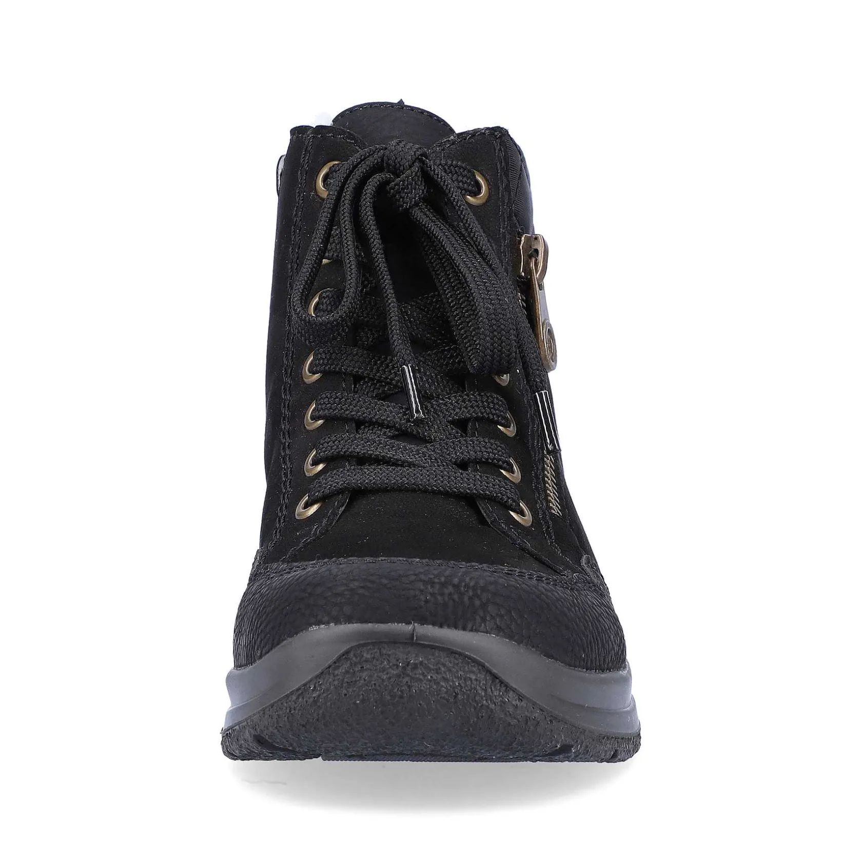 Rieker Low Shoes & Slippers-Women'S Lace-Up Shoes Deep Black