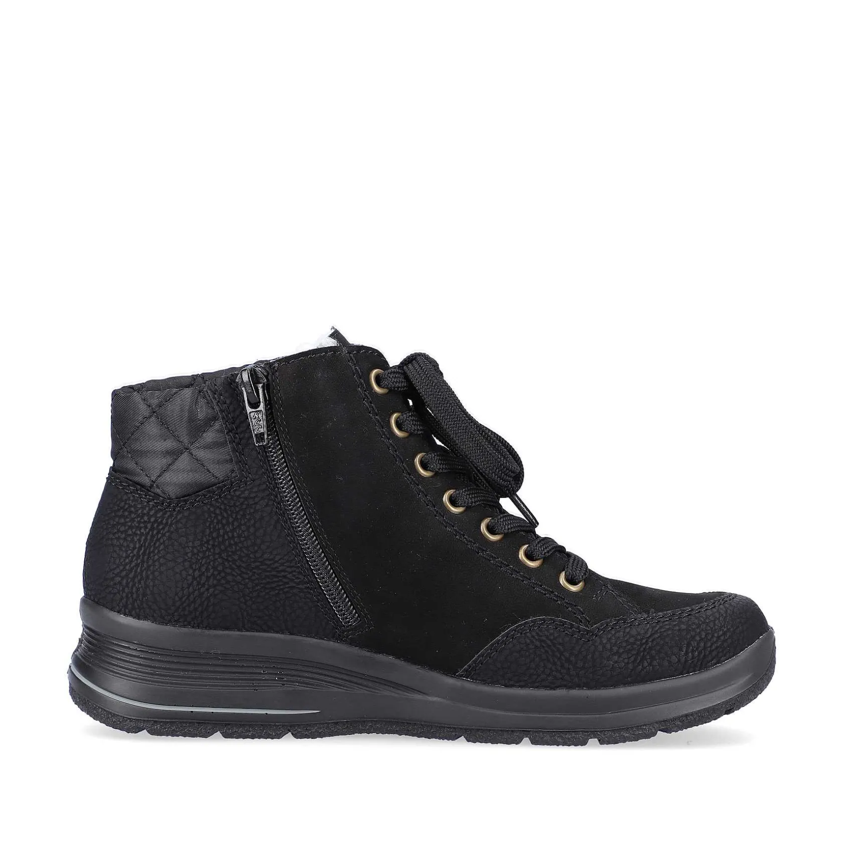 Rieker Low Shoes & Slippers-Women'S Lace-Up Shoes Deep Black