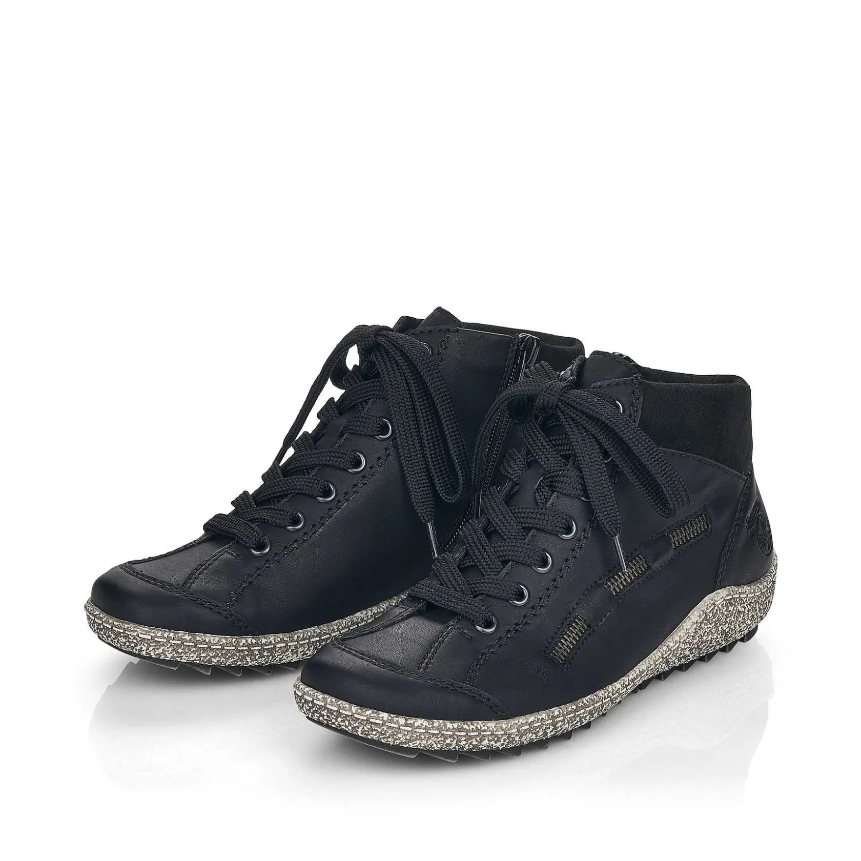 Rieker Low Shoes & Slippers-Women'S Lace-Up Shoes Deep Black