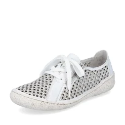 Rieker Low Shoes & Slippers-Women'S Lace-Up Shoes Pure White