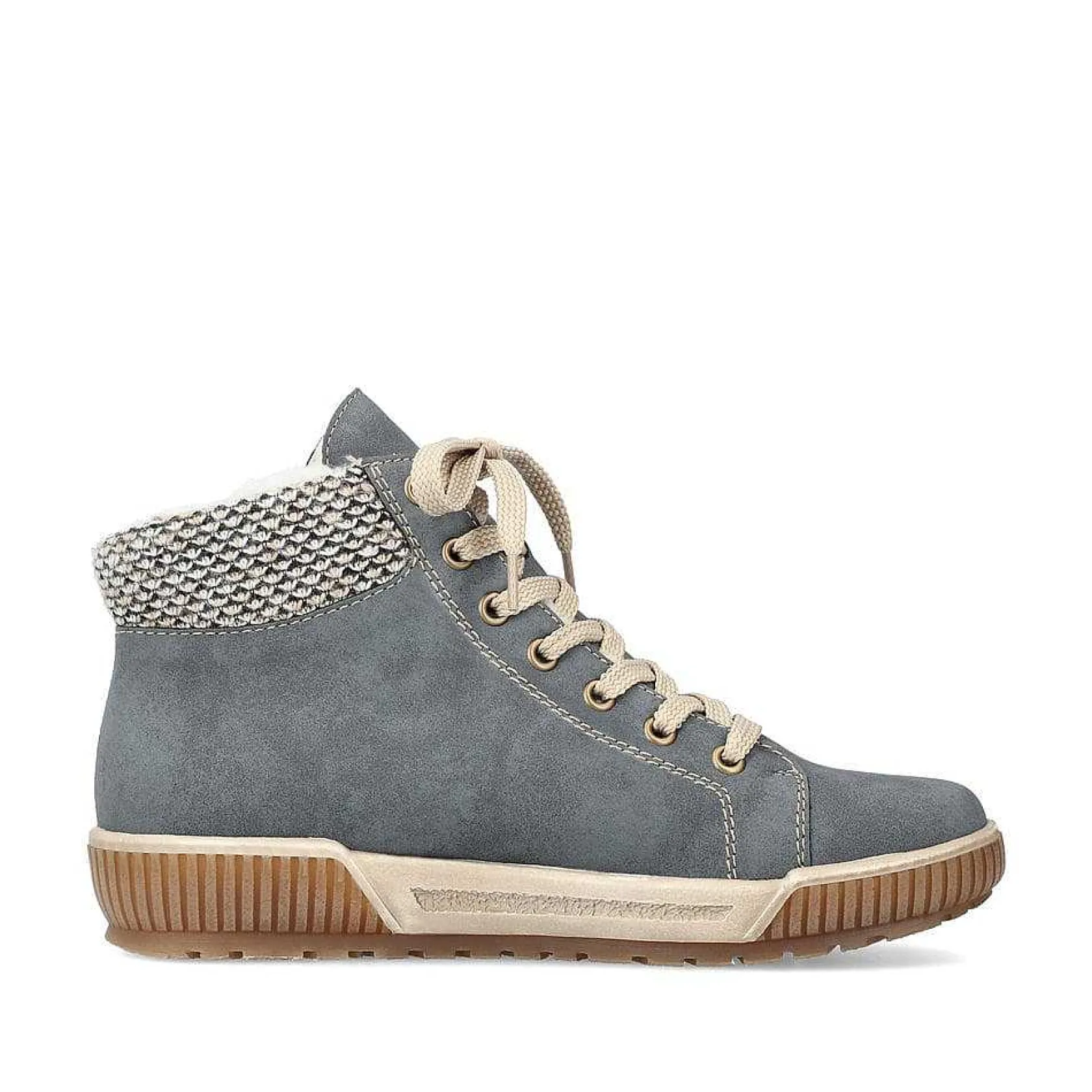 Rieker Low Shoes & Slippers-Women'S Lace-Up Shoes Blue-Gray