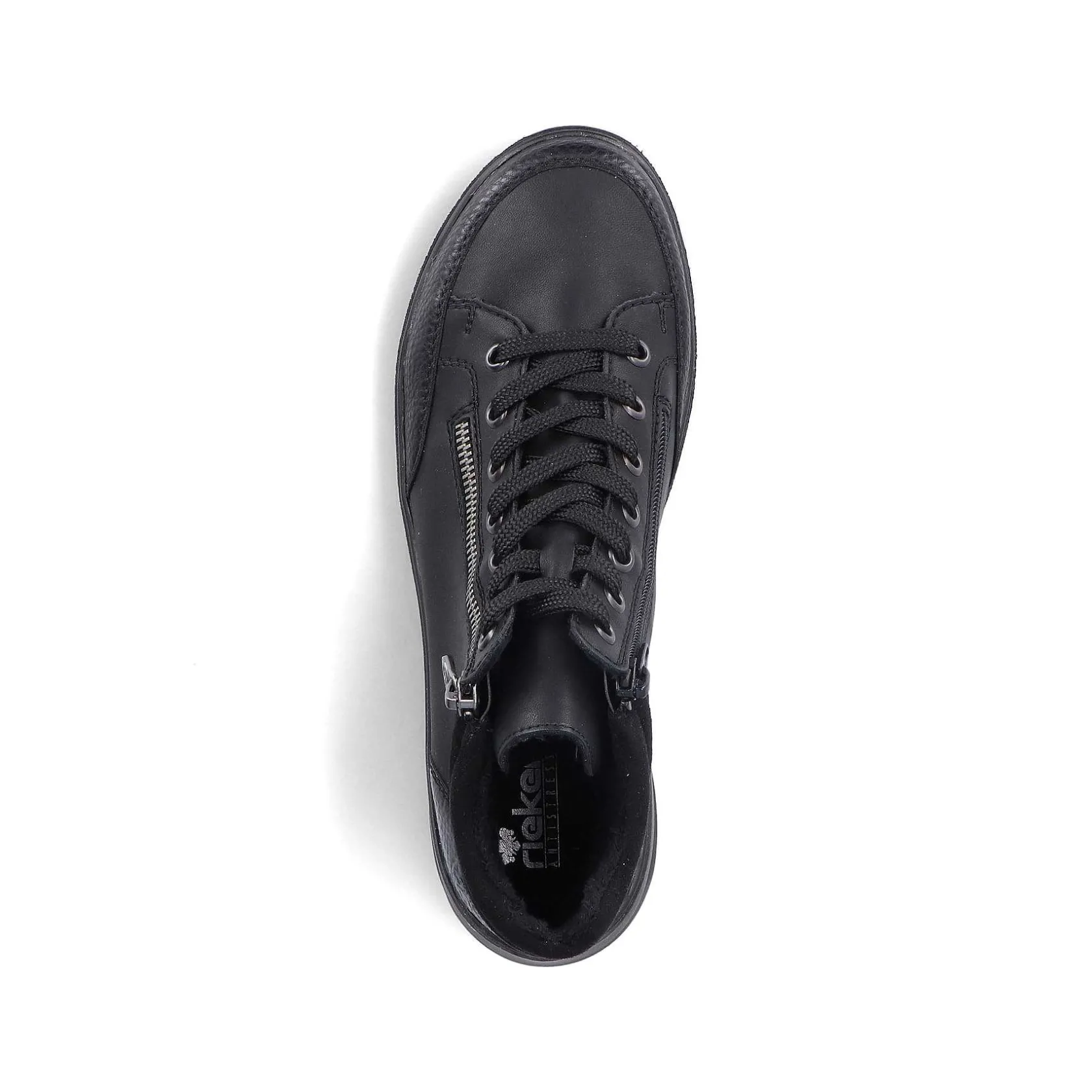 Rieker Low Shoes & Slippers-Women'S Lace-Up Shoes Deep Black