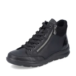 Rieker Low Shoes & Slippers-Women'S Lace-Up Shoes Deep Black