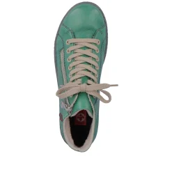 Rieker Low Shoes & Slippers-Women'S Lace-Up Shoes Emerald Green