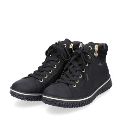 Rieker Low Shoes & Slippers-Women'S Lace-Up Shoes Deep Black
