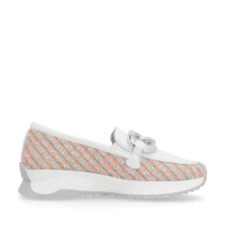 Rieker Colorful Styles-Women'S Loafer White-Multi