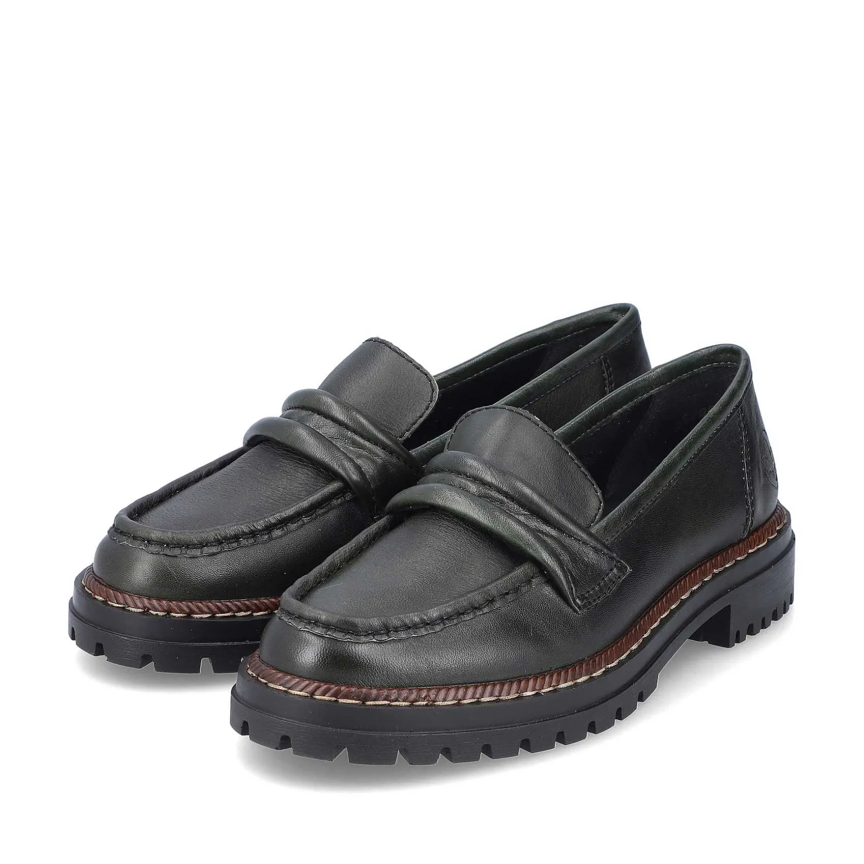Rieker Loafers & Ballerinas-Women'S Loafers Army Green