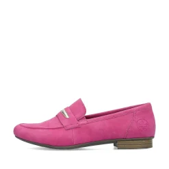 Rieker Colorful Styles-Women'S Loafers Fuchsia