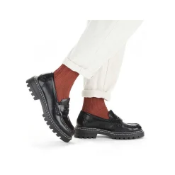 Rieker Loafers & Ballerinas-Women'S Loafers Graphite Black