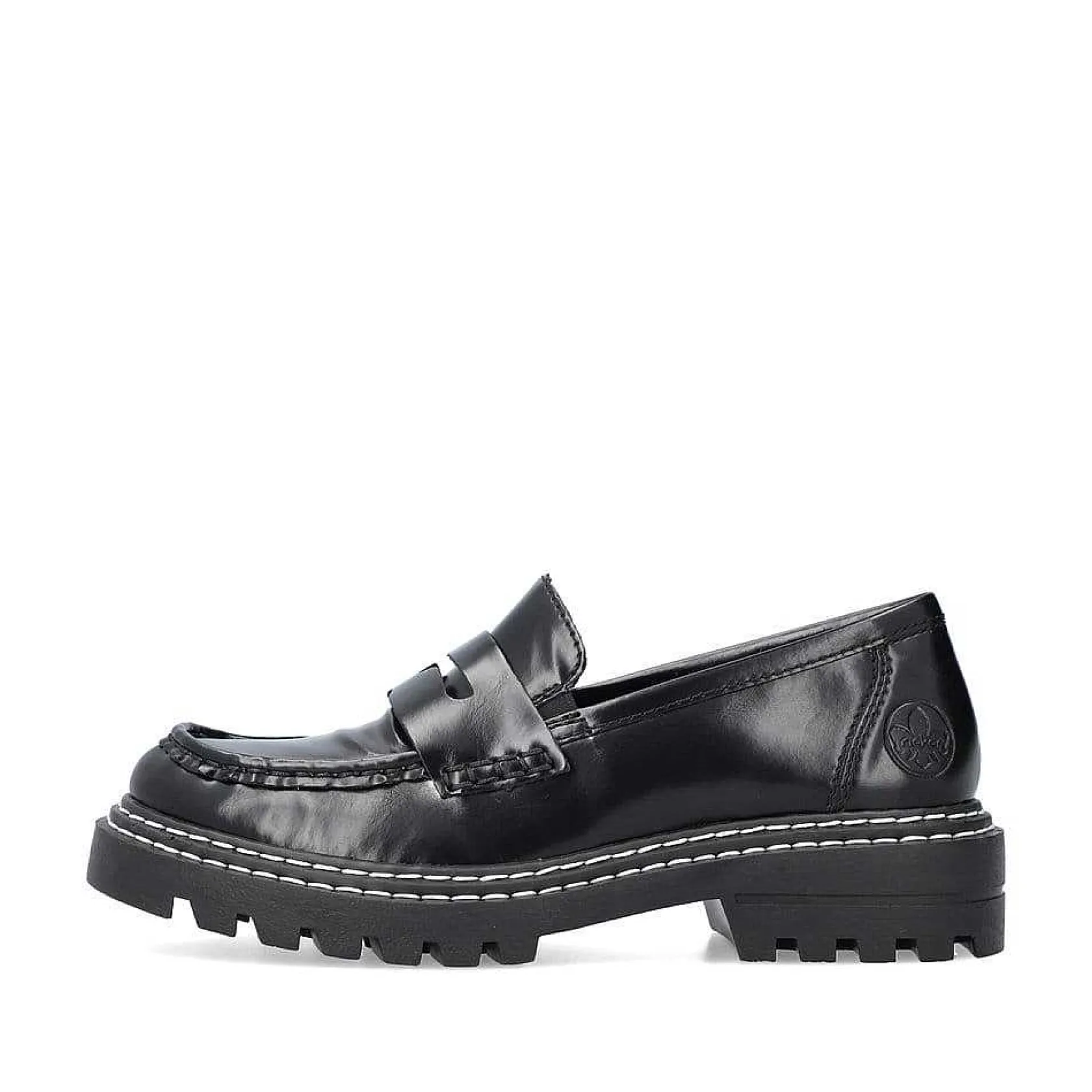 Rieker Loafers & Ballerinas-Women'S Loafers Graphite Black