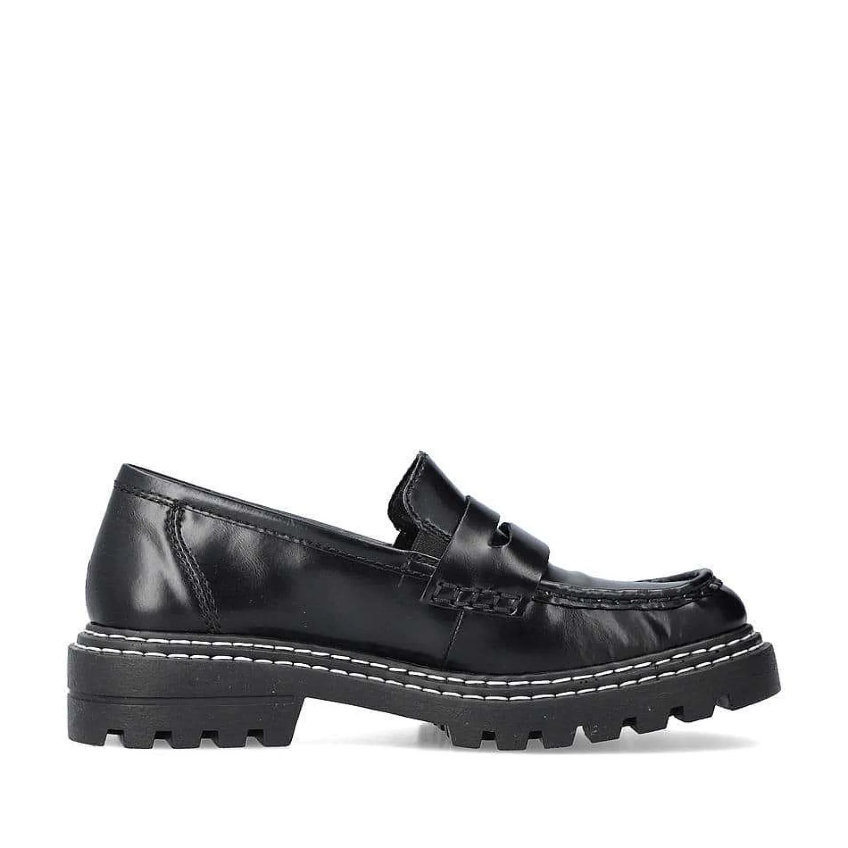 Rieker Loafers & Ballerinas-Women'S Loafers Graphite Black