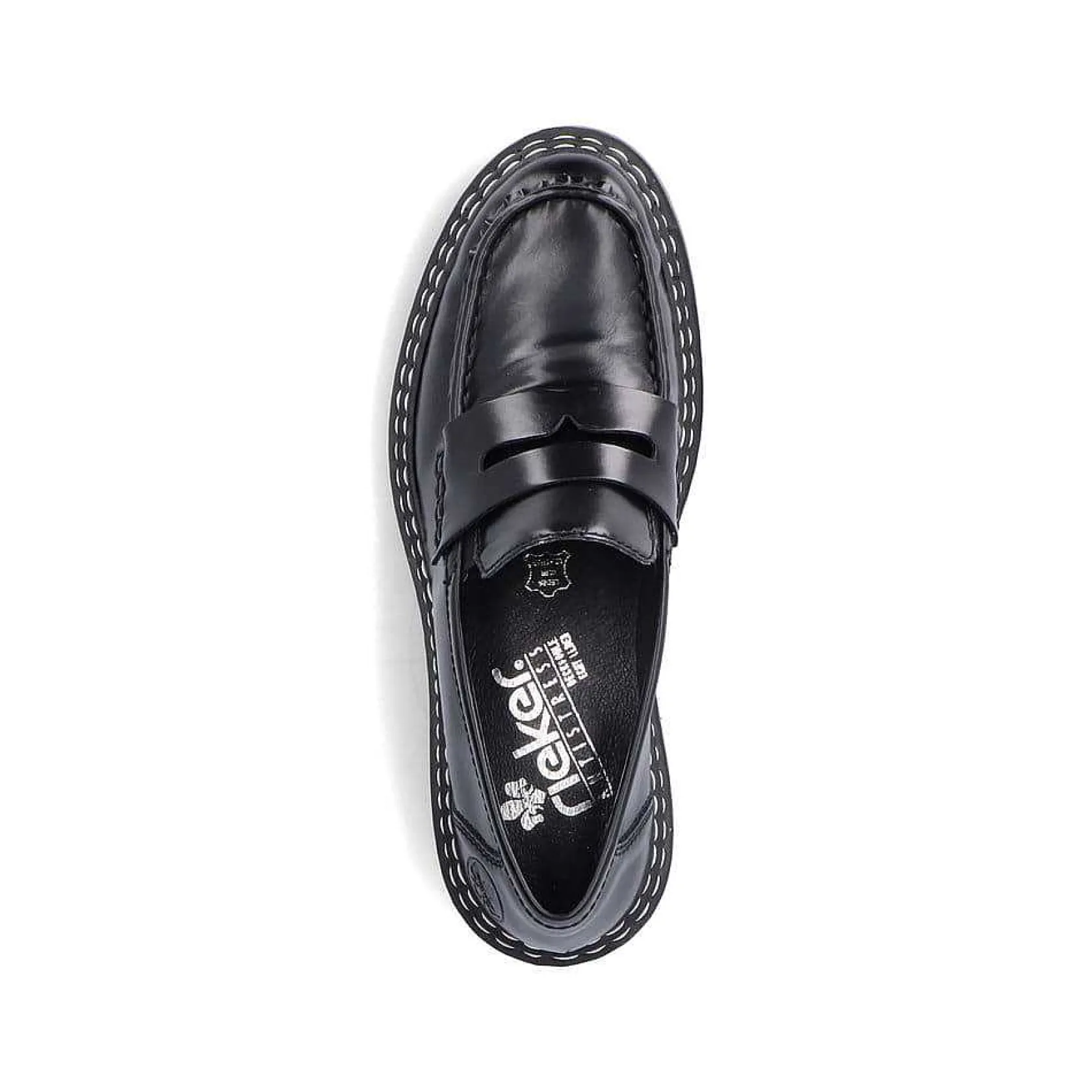 Rieker Loafers & Ballerinas-Women'S Loafers Graphite Black