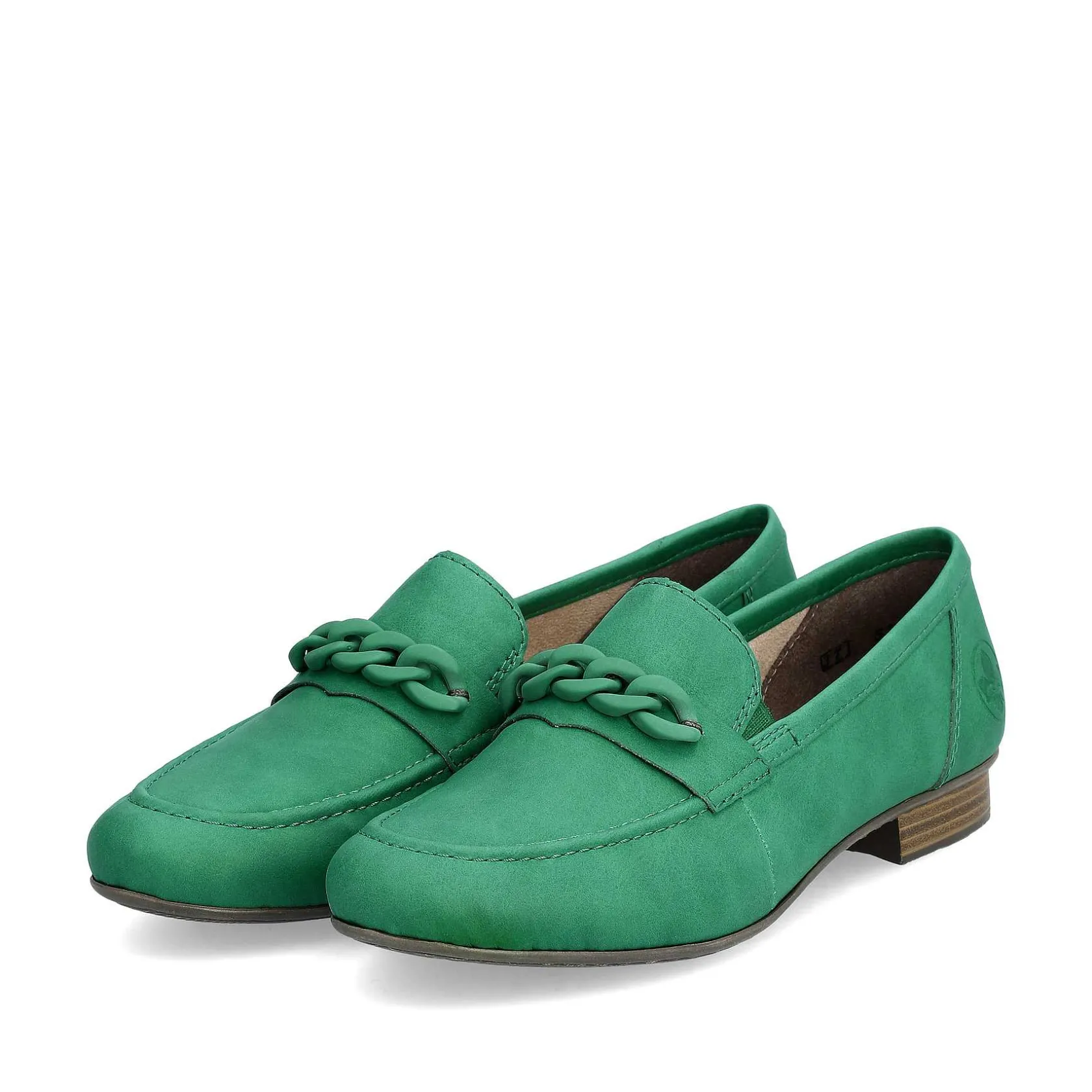 Rieker Summer Shoes-Women'S Loafers Grass Green