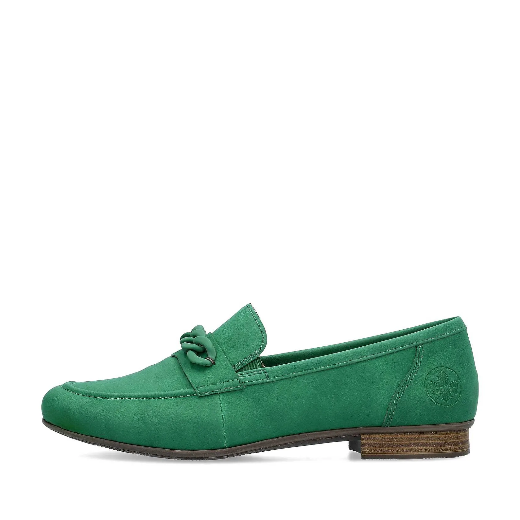 Rieker Summer Shoes-Women'S Loafers Grass Green