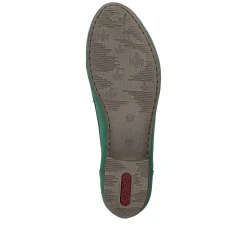 Rieker Summer Shoes-Women'S Loafers Grass Green