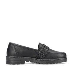 Rieker Loafers & Ballerinas-Women'S Loafers Graphite Black
